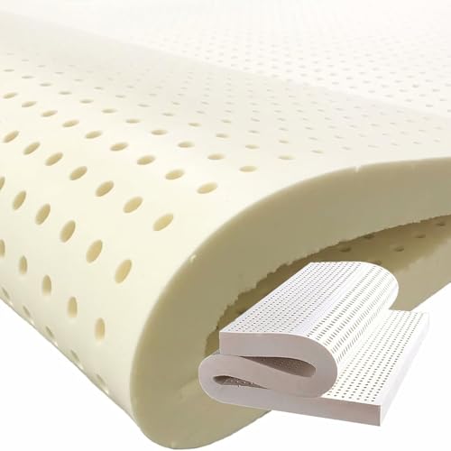 Innovador colchón de látex natural de 43 x 98 pulgadas para mayor comodidad y durabilidad