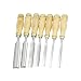 New Lon0167 8mm-25mm Wood Featured Carving Chisels Woodworking reliable efficacy Tools Straight Gouges 7 Pcs(id:e58 e8 6b ace)