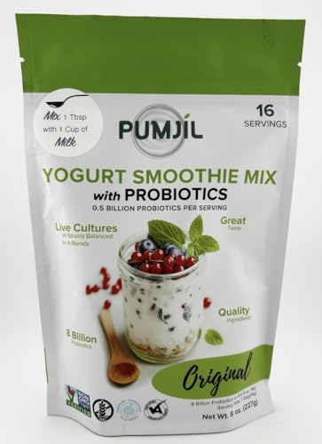 Pumjil Original Yogurt Smoothie Mix with 8 Billion Probiotic Live