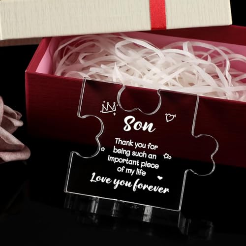 Image of Heart shaped plaque gift (Son)