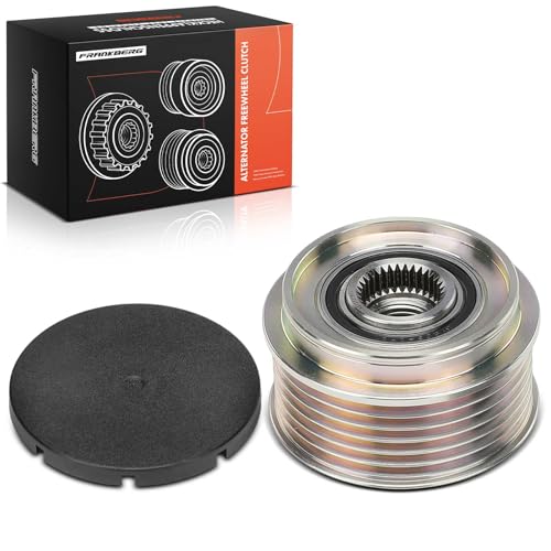 Frankberg Alternator Freewheel Clutch Pulley with 6 grooves Diesel Compatible with Corsa C X01 1.7L Corsa D S07 1.7L Astra H A04 1.7L Replace# 97355778