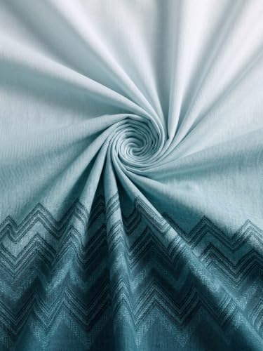 Image of Mafatlal 186 TC Autumn Delight Graceful Pure Cotton Single Flatsheet (60 x 90 Inch) | Breathable Summer Comfort | Wrinkle-Free Floral Bedsheet with 1 Pillow Cover, Ash Teal