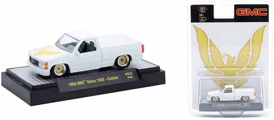 M2マシーン　コカ・コーラ　GMC　シエラ 1/64 Amazon | M2 Machines 1/64 GMC シエラ 1500 カスタム 1988 ホワイト