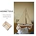 Gatuida Wooden Sailing Model Fixed Tool Rigging Nailing Workstation Boat Kit Ships Jig Wooden Mooring Tools Assist Tool