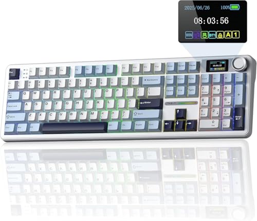 Image of Aula F108Pro Wireless Mechanical Gaming Keyboard with Display Reaper Switch