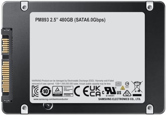 SAMSUNG PM893 SSD 2.5 SATA 480GB
