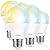 Linkind Smart Light Bulbs 6-Pack A19 E26, Tunable White 2700K-6500K (CRI>90), Works with Alexa & Google Home, 2.4GHz Wi-Fi & Bluetooth, 800LM 60W Equivalent