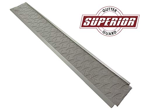 Superior Gutter Guards | New Raised Stainless-Steel Screen Technology Gutter Cover, Diy Constructed. Fits Any Traditional 5-Inch Gutter - 48Ft Kit #TOP2