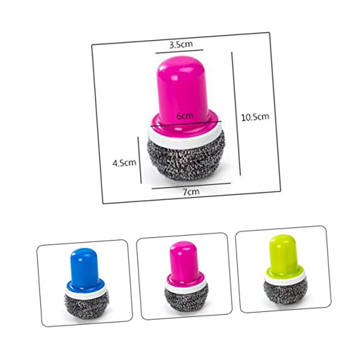 ULTECHNOVO Esfregão De Lã Sujo Para Limpeza De Ferro 5 Peças Removedor De Alça De Restaurante Panela