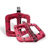 【Proceso de anodización】 La superficie del pedales plataforma mtb adopta tecnología de anodizado, lo que hace que el producto sea suave y brillante y no se desvanezca fácilmente. Añade más color a nuestros paseos en bicicleta.