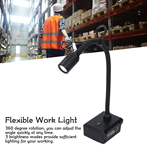 Sarite Led Work Light, Cordless Gooseneck Lamp 3 Modes Dual Usb Desk Lamp With Hook, Compatible With Blackdecker For 20V Battery/1738 #TOP1