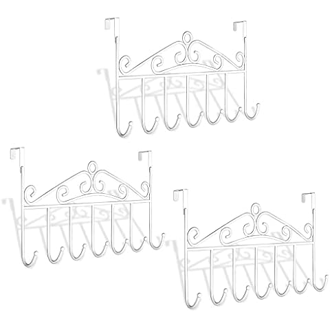 BIEOFFEI Türhaken - 3er-Pack über der Tür Handtuchhalter Cover