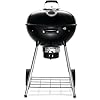 Napoleon NK22 Charcoal Kettle Grill Black Porcelain Enameled Lid and Bowl Chrome Plated Cooking Grid