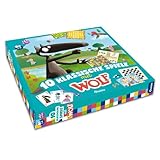 AUZOU, 10 Klassische Spiele mit Wolf, Spielesammlung mit beliebten Spiele Klassiker, Familienfreundliches Spieleset für Spieleabend & Familienspaß, Für 1–4 Spieler ab 4 Jahren
