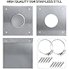 R100 2 Pellet Stove Pipe 1 2mm Steel 100mm Diameter - View #9