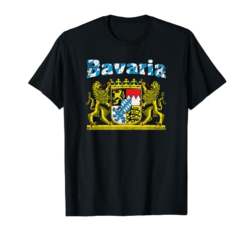 Vintage Oktoberfest for Men Women Kids Bavaria Coat of Arms T-Shirt