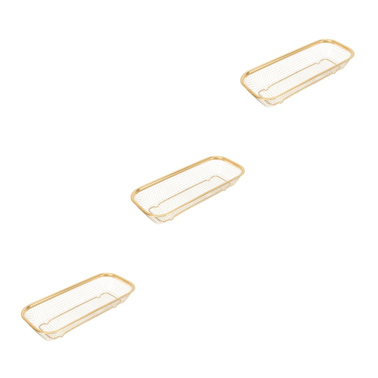 IMIKEYA 3 Piezas De Acero Inoxidable Palillos Cesta Cubiertos Lavavajillas Utensilio Cesta Cocina Cubiertos Organizador Cubiertos Soporte Para Lavavajillas Simple Tenedor Rv Escurridor De