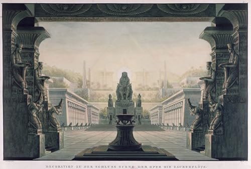 Impression sur toile flûte de Schinkel affiche de prestige 60x90cm