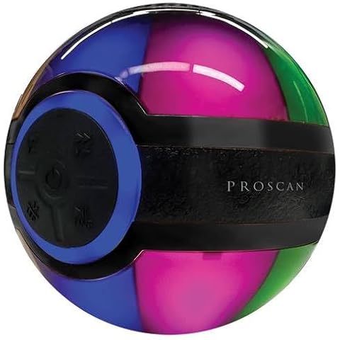 Proscan Light Up Bluetooth Speaker | Portable Bluetooth Speaker with FM Radio | USB C Bluetooth Speaker Aux Input | Wireless Bluetooth Speaker w/LED Cover