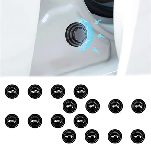 Image of Car Shock Absorber Door Protector Rubber Pads Guard Accessories Car Gadgets for Enhanced Door Protection Compass, Wrangler, Meridian, S90, XC60, XC40, Hector, Astor, Gloster
