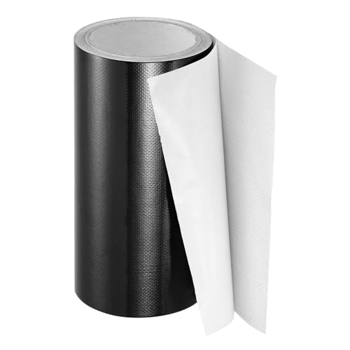 Image of PATIKIL Awning Repair Tape 8 inch x 26ft Waterproof Canvas Tape High Adhesive Tear Repair Patch Kit for PVC Tarpaulin Tent Awning Fabric RV Sail Boat Cover, Black