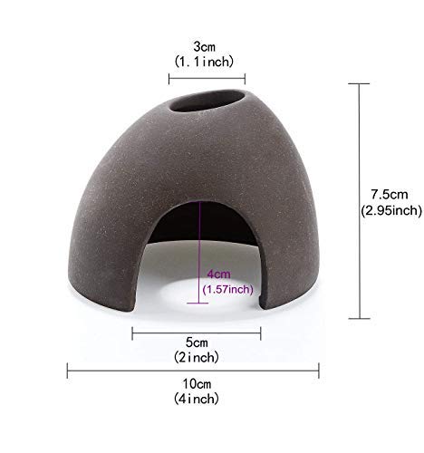 Saim Aquarium Decorations Ceramic Cave,Betta Fish Tank Accessories For Betta Fishes Shrimp Shelter Breeding Tube Hiding, Aquatic Pets To Rest, Betta Fish Toys #TOP3
