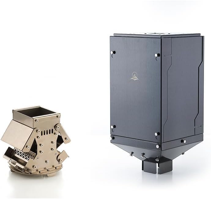 Soomloom 燃焼器バーナー＋ペレットタンク 2点セット 薪兼用ストーブ