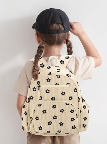 Image of atgark Corduroy Toddler Backpack for Girls Boys: Preschool Kindergarten Backpack - Cute Kids Backpacks for Girls Boys