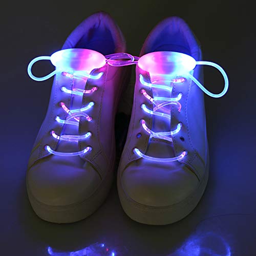 Btuty Cadarço LED Azul e Rosa Luz Alimentado Por Bateria Constante Brilhante/Rápido/Flash Lento 3 Di