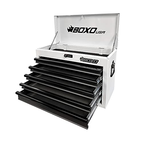 Boxo USA Hand Carry Tool Box 5Drawer 26" Heavy Duty Steel Toolbox with