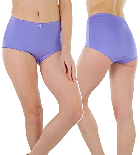 Image of ToBeInStyle Women's Pack of 6 High-Waisted Girdle Brief Tummy Support Everyday Panties