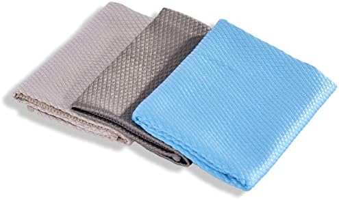 IIROMECI Gun Cleaning Cloth 3 Packs, 12” x 15.7”Microfiber Cloth for Guns, Gun Wipes, Reusable Professional Polishing Gun Cloth