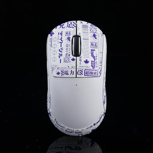 Image of Mouse Grip Tape for Logitech G Pro X Superlight 2 Non Slip Suck Sweat EVA White Purple