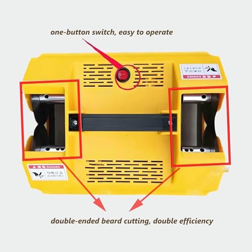 Cortadora eléctrica de raíces y tallos de ajo doble cabeza miniatura 3