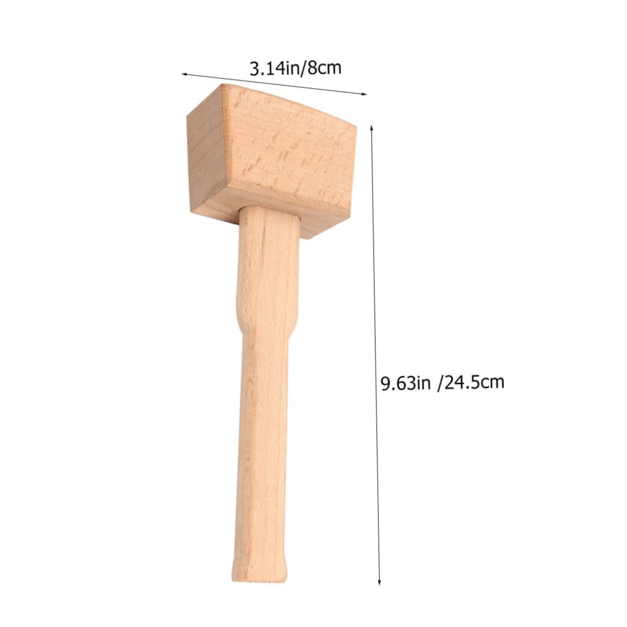 Balacoo Carpenter's Mallet Beech Solid for Woodworking Smooth Surface Comfortable to Hold