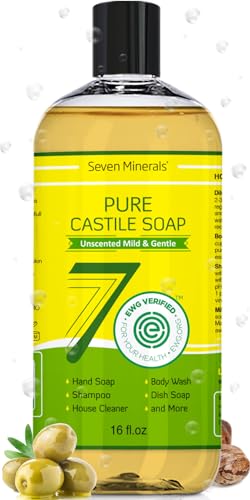Pure Castile Soap for Sensitive Skin (Unscented)