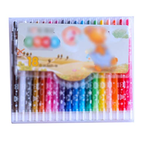ASFD Drawing pens Gel Crayons for Toddlers, Art Twistable Crayons Set for Kids Children Colouring, Watercolour Effect, Ideal for Paper Colour pens