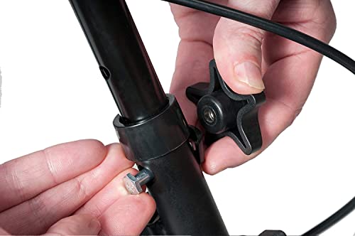 Rollator 2 Plastic Knob 2 Screw For Arms Hl420 #TOP1