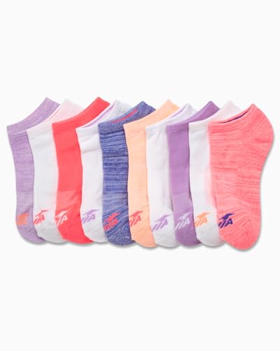 Image of Avia Womens Low Cut Socks - 6 /10 Pack Performance Stretch Cushioned Moisture Wicking Athletic No Show Socks for Women (4-12)