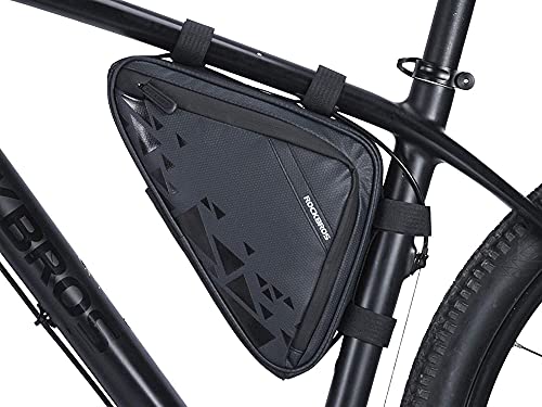 Bolsa de bicicleta triangular SSDD para cuadro de ruta y montaña pack de 2 unidades 2