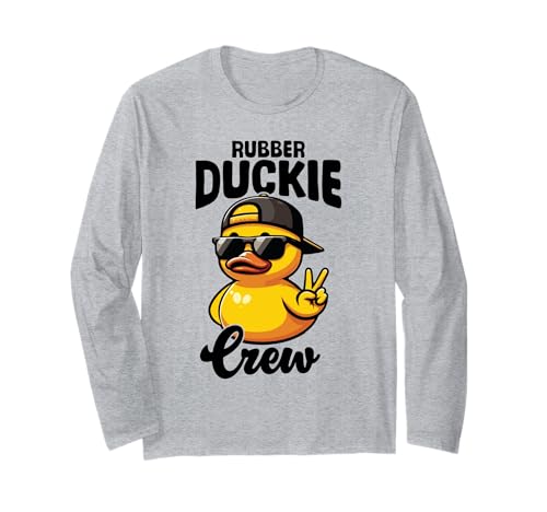 Rubber Duckie Crew Cool Patito Amarillo Pato de goma Manga Larga