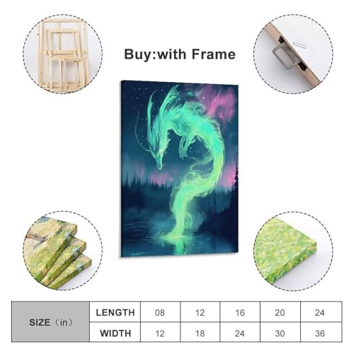 Décoration murale dragon affiche sur toile pour affirmer votre style