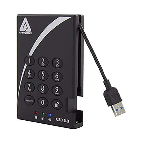 Apricorn AegisPadlock ÏؔԍΉ|[^uSSD 512GB A25-3PL256-S512iR2j1 AV fWm p\R Ӌ@ USB SDJ[h J[h tbV ̑USB SDJ[h 