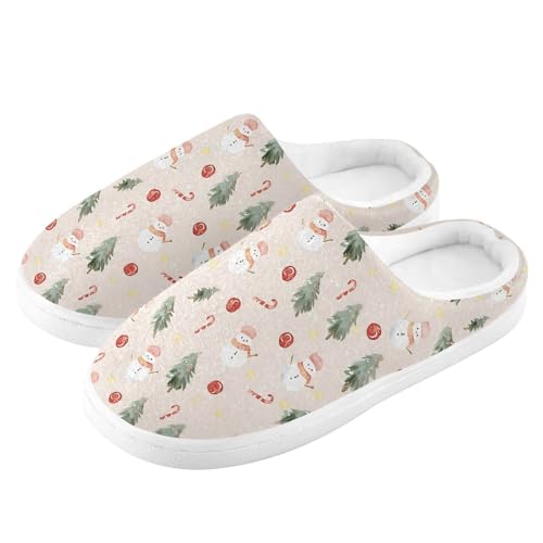 Fuzzy Memory Foam Slippers for Women/Men (name) Fluffy Winter House Shoes Indoor and Outdoor4