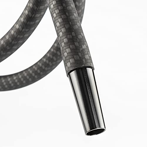 K King’z® Mundstück Shisha und Endstück Schwarz im praktischen 2er Set - Unser Schlauch Mundstück Shisha Set besteht aus… – Bild 3