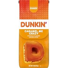 Dunkin Caramel Me Crazy Ground Coffee, 11 Ounces