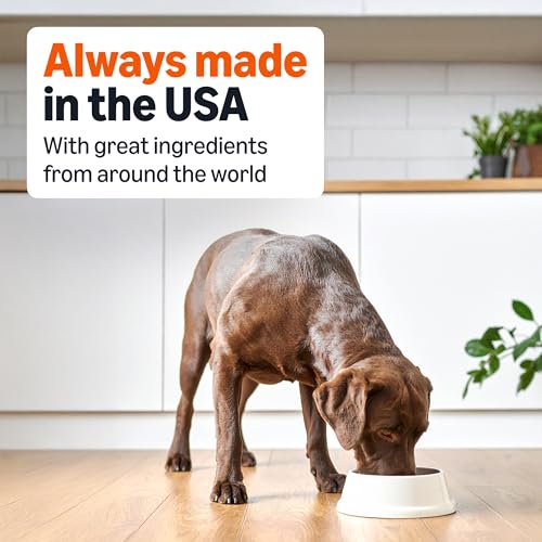 Image of Amazon Basics Wet Dog Food, Meaty Loaf, Chicken & Rice Dinner, Made with Real Chicken, 13.2 oz can (Pack of 12)