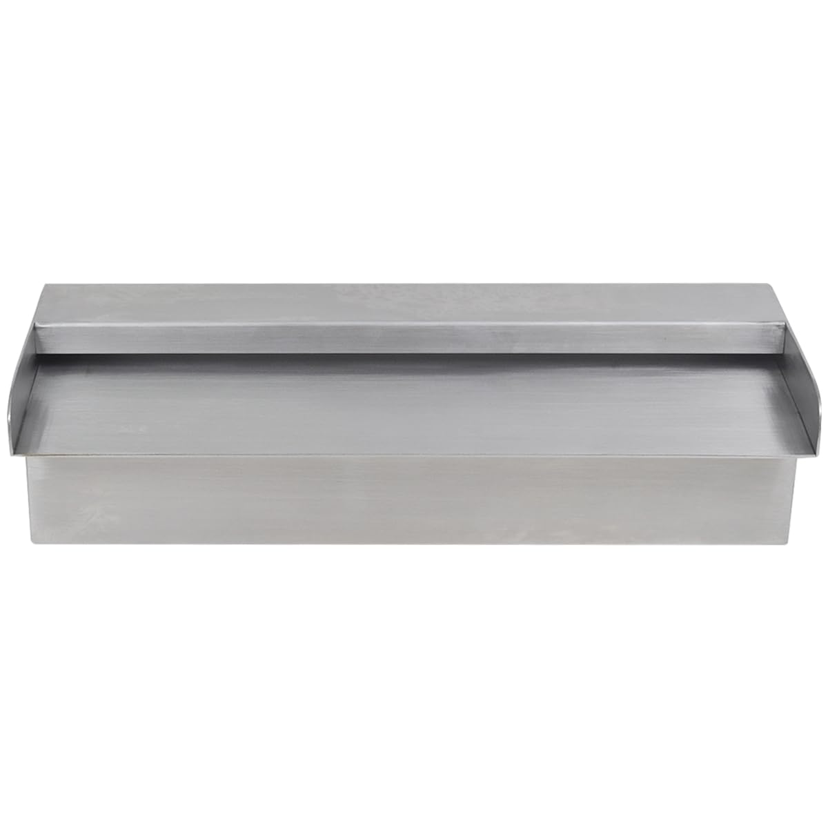 vidaXL Edelstahl Wasserfall 30cm Wasserauslauf Waterfall Wasserspiel Kaskade