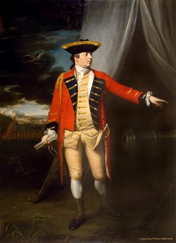 Impression sur toile Robert Monckton par Benjamin West - Peinture moderne haute définition 60x90cm