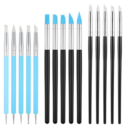 Set de 15 Pinceles de Silicona para Pintura y Manualidades Gsbnjuy Modelo 780542_1
